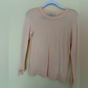 Loft brand light pink sweater, size XS, excellent condition